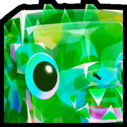 Huge Glass Crocodile